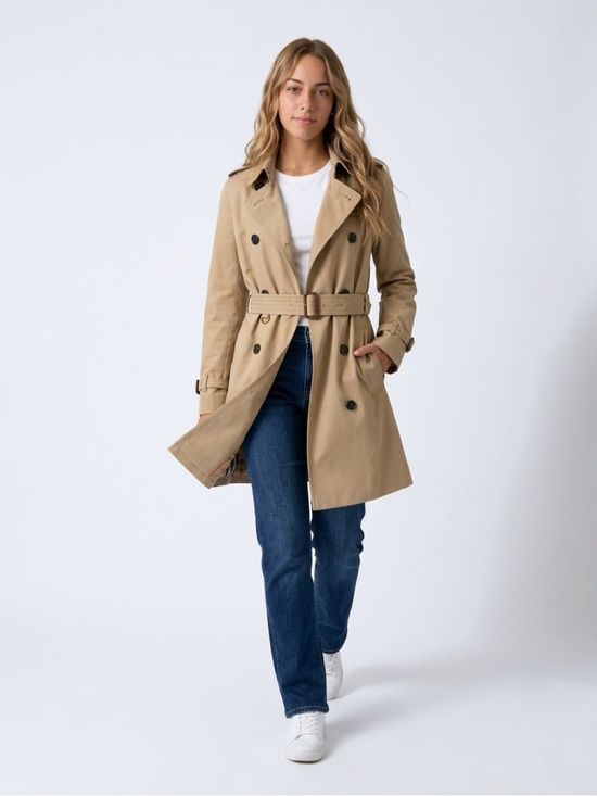The Unbranded Brand Jackets & Blazers - Burberry Classic Double-Breasted Trench Coat - Khaki